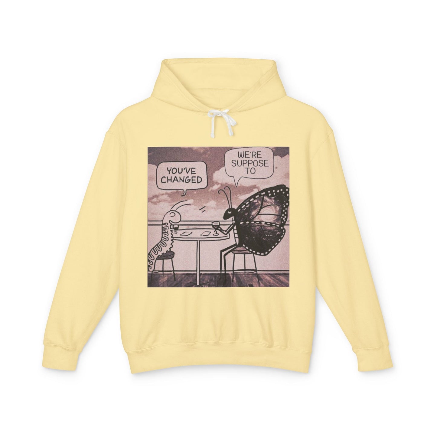 Unisex Lightweight Hooded Sweatshirt