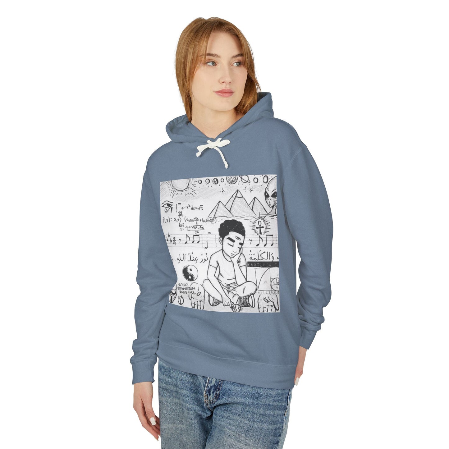 Unisex Lightweight Hooded Sweatshirt