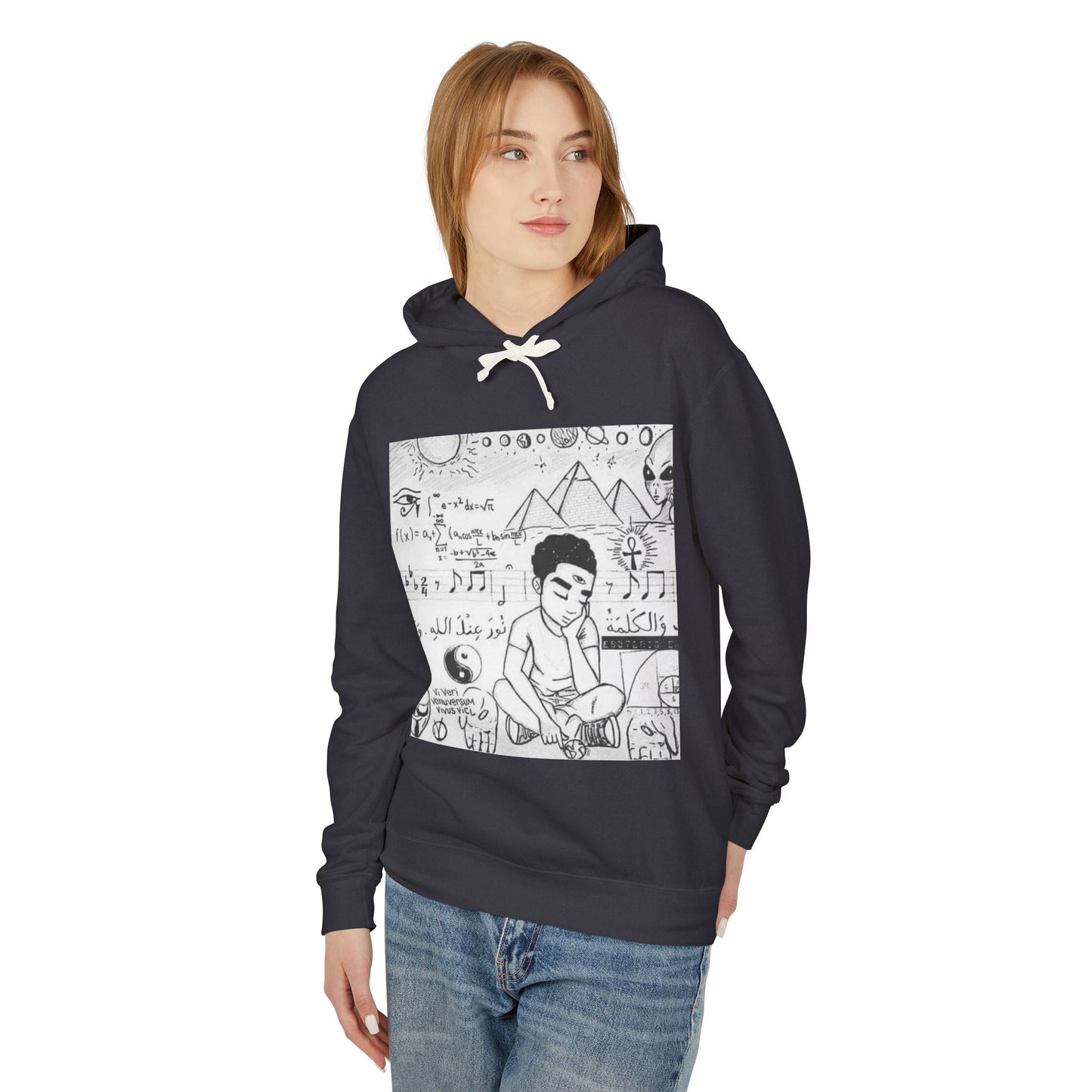 Unisex Lightweight Hooded Sweatshirt