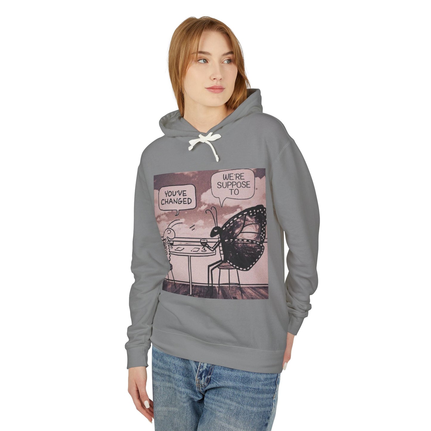 Unisex Lightweight Hooded Sweatshirt