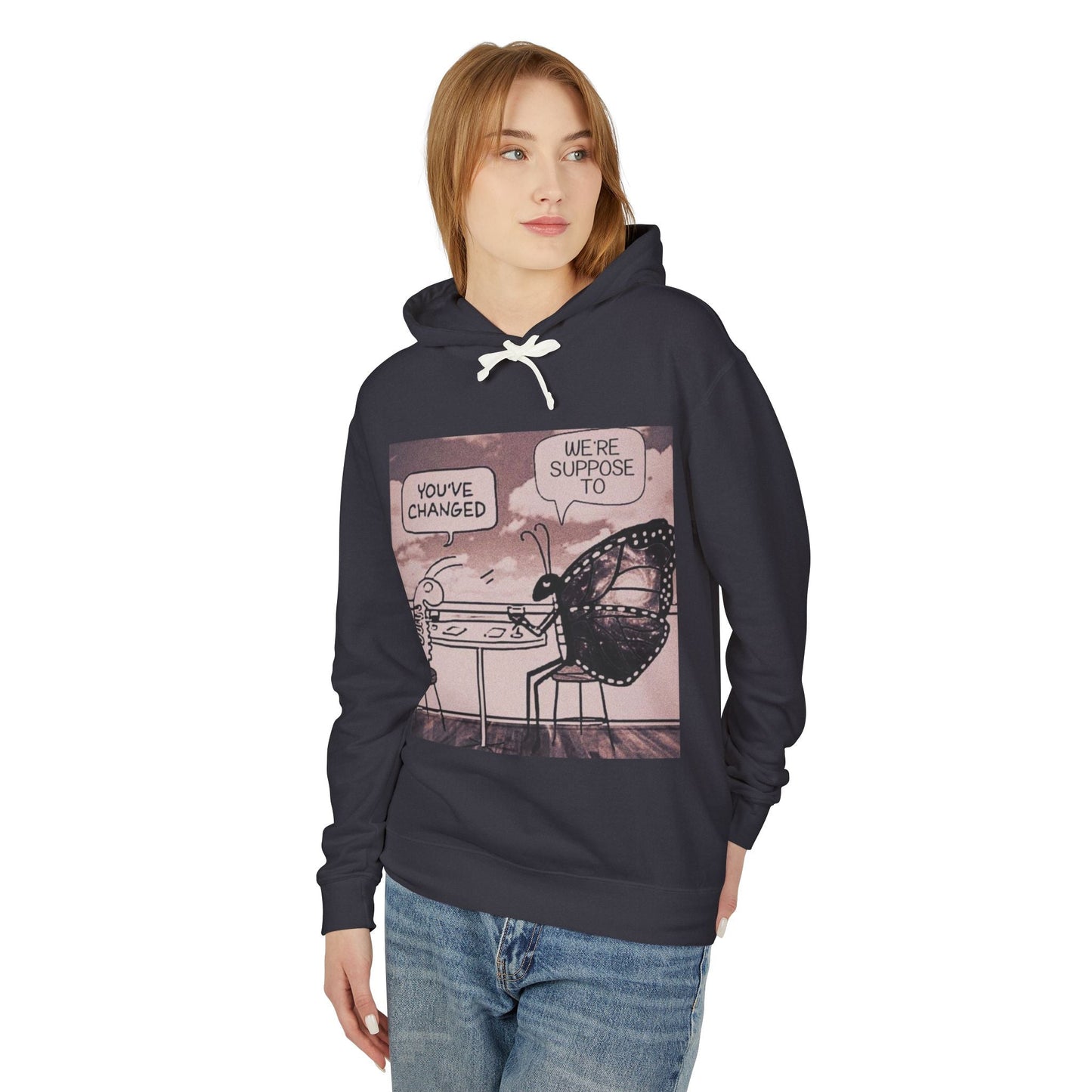 Unisex Lightweight Hooded Sweatshirt
