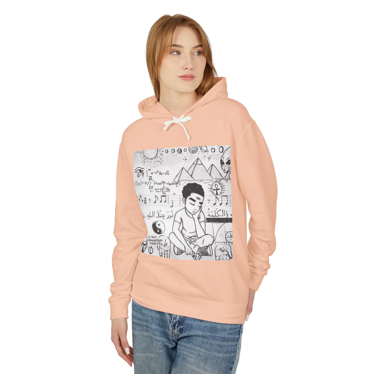 Unisex Lightweight Hooded Sweatshirt