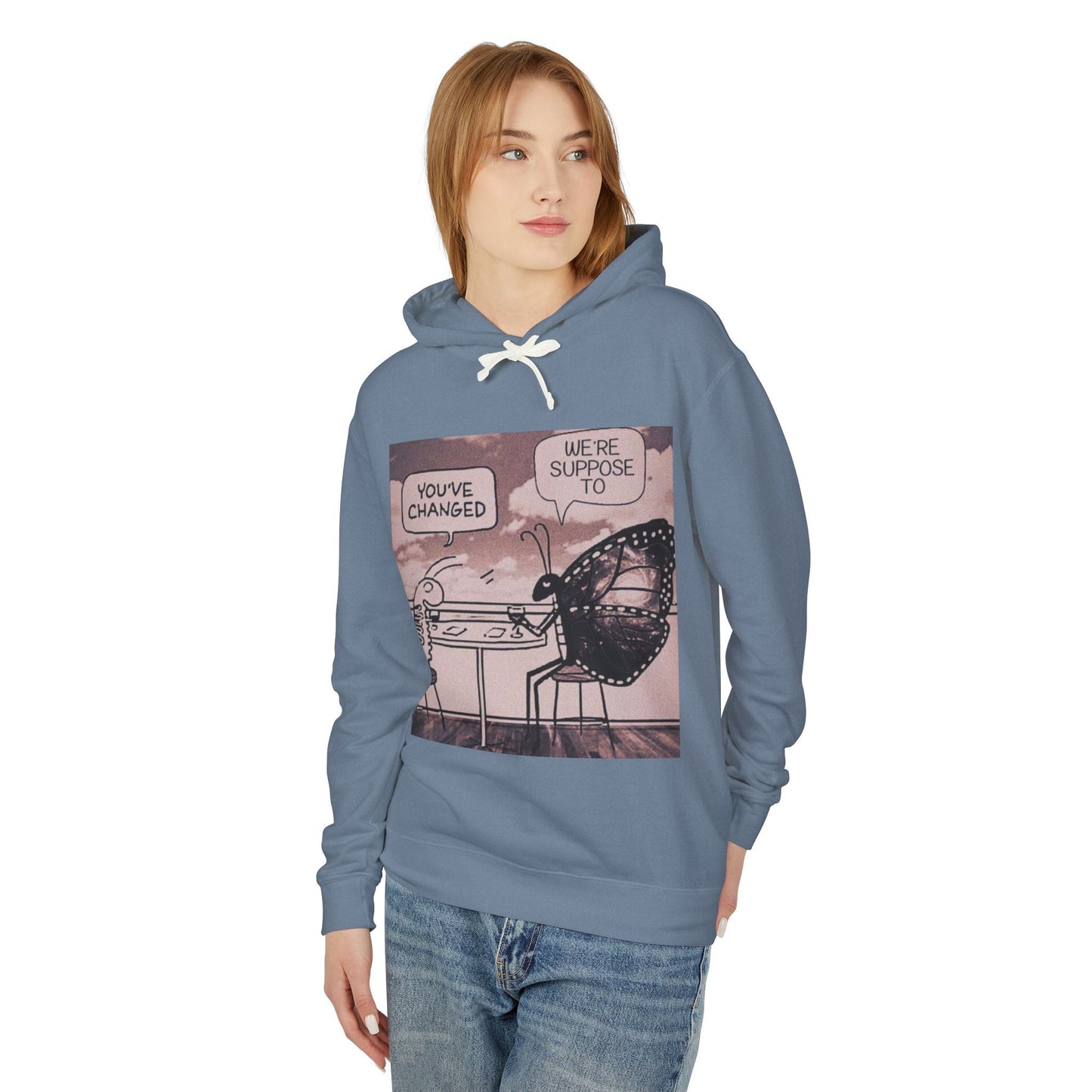 Unisex Lightweight Hooded Sweatshirt