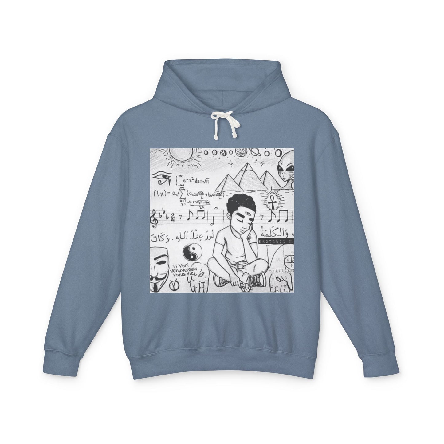 Unisex Lightweight Hooded Sweatshirt