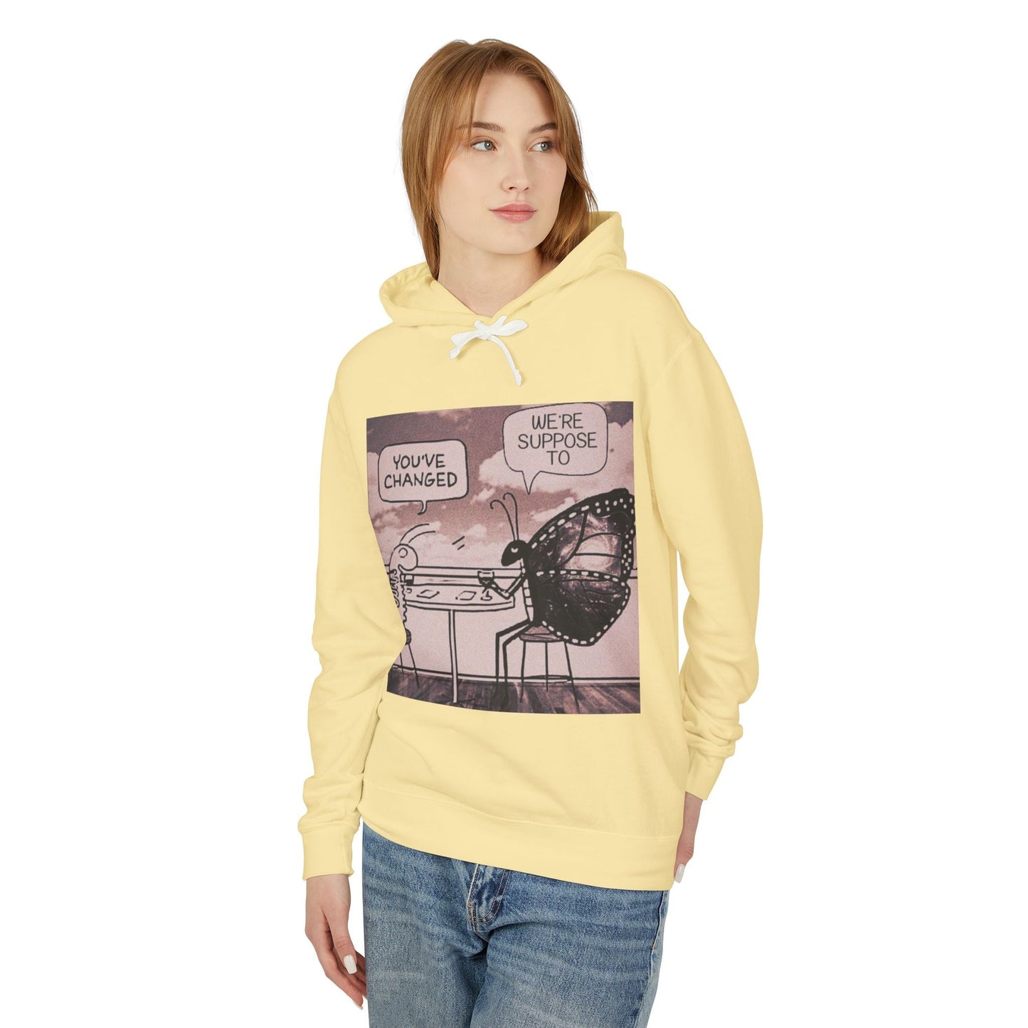 Unisex Lightweight Hooded Sweatshirt