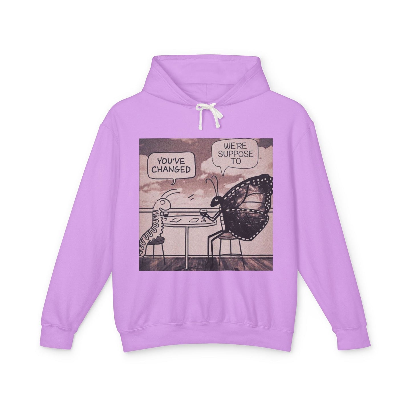 Unisex Lightweight Hooded Sweatshirt