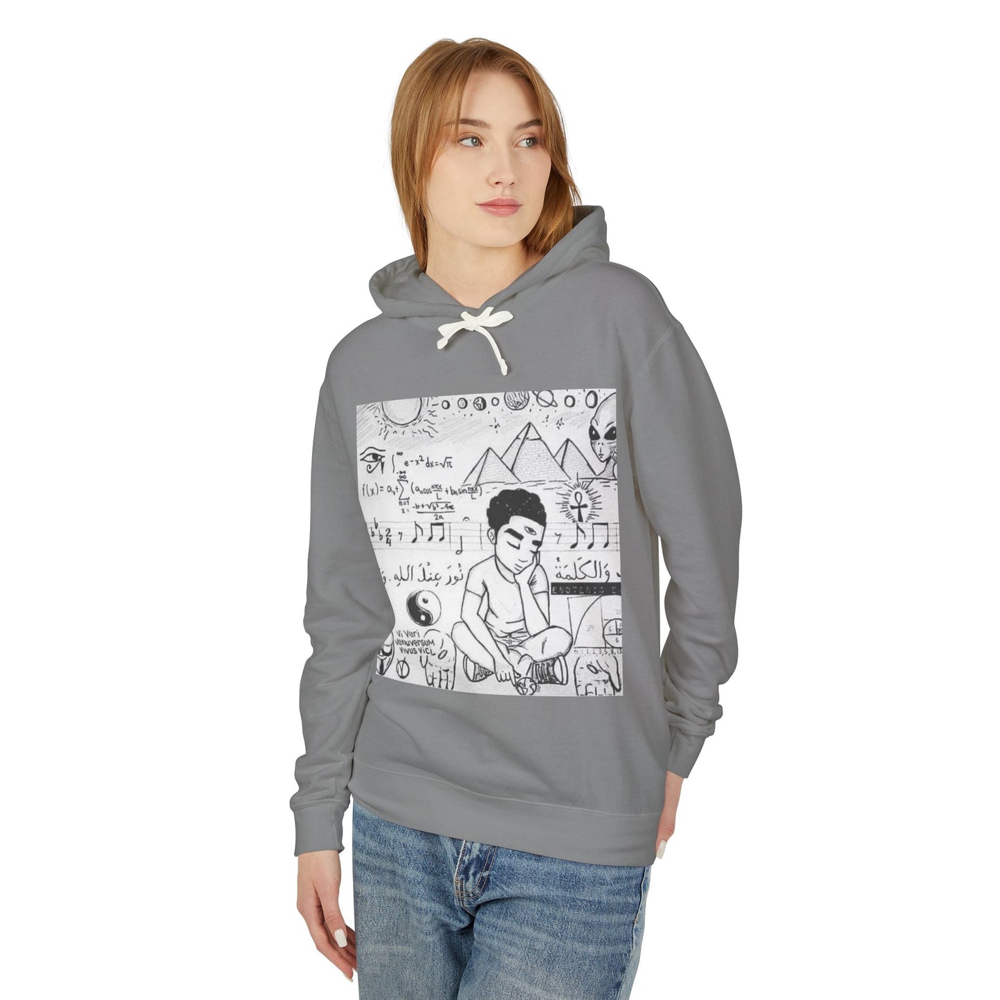 Unisex Lightweight Hooded Sweatshirt