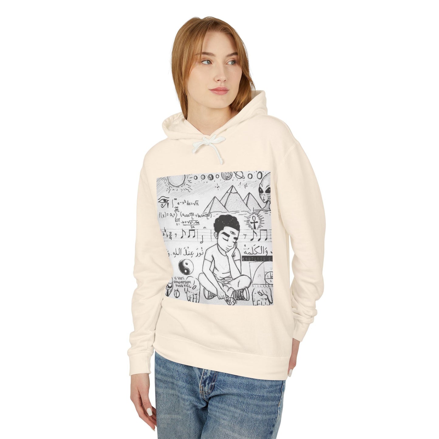 Unisex Lightweight Hooded Sweatshirt