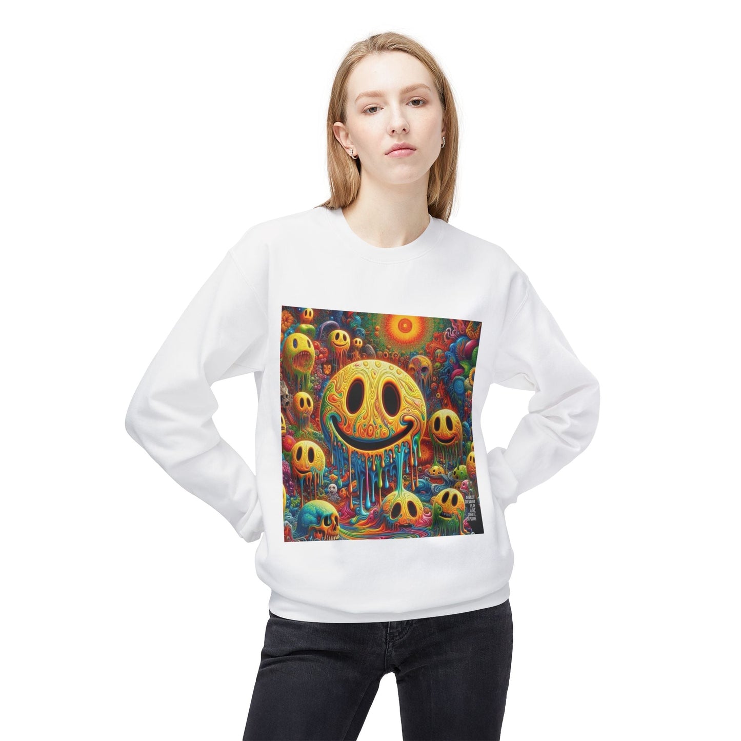 Unisex Midweight Softstyle Fleece Crewneck Sweatshirt