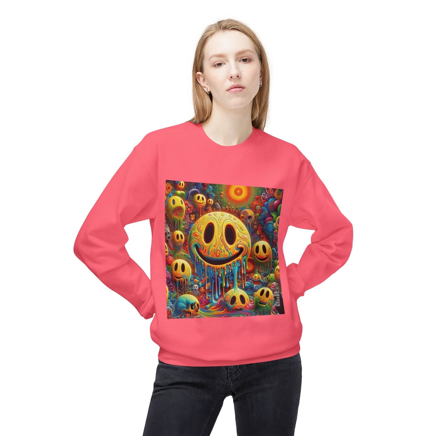 Unisex Midweight Softstyle Fleece Crewneck Sweatshirt