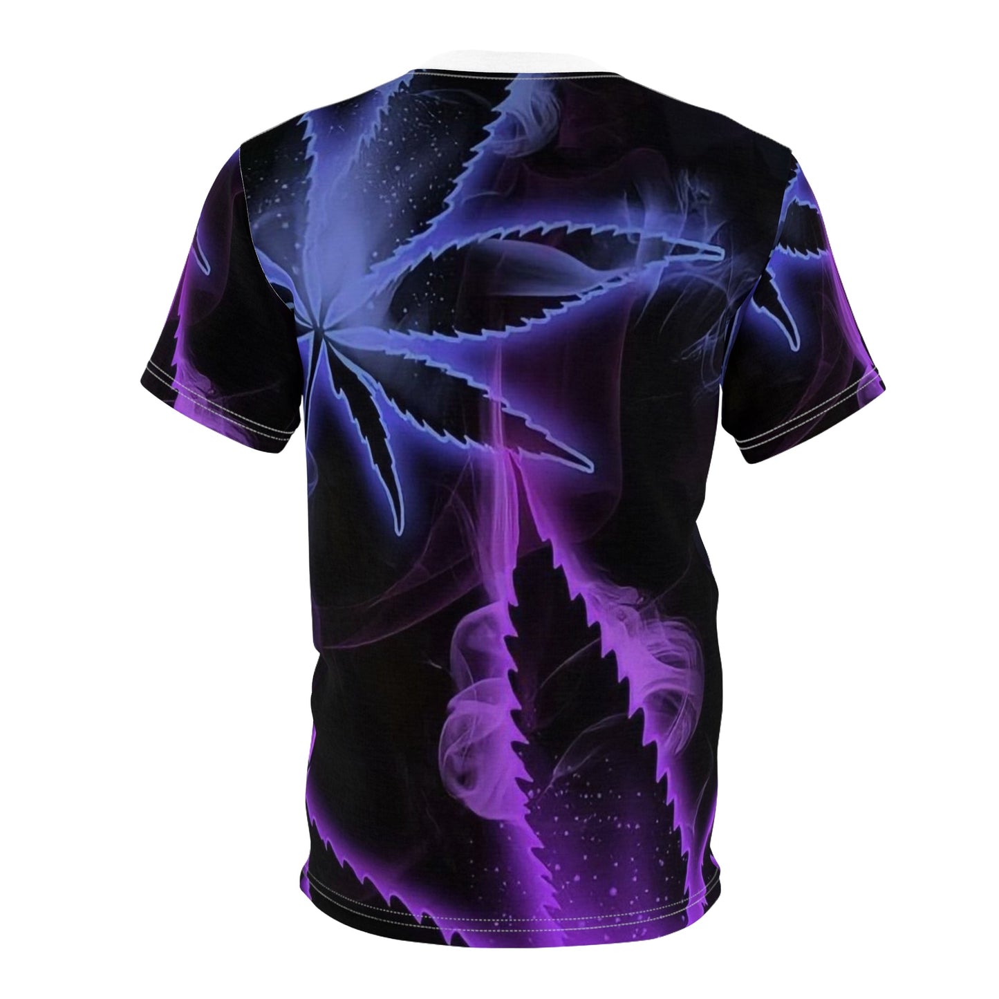 Vibrant Leaf Print Unisex Tee | Unique Smoking Vibe T-Shirt red tags ♥️ 👌 ❤️ 😎 😍 💖