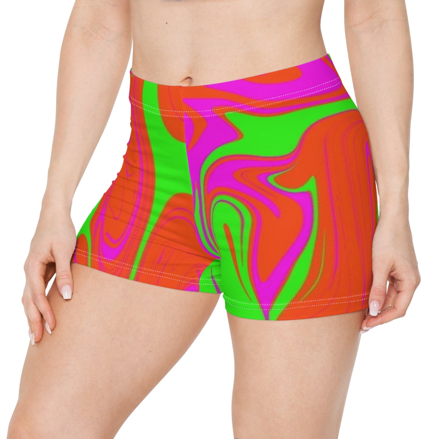 Vibrant Tie-Dye Women's Shorts - Perfect for Summer Fun & Festivals