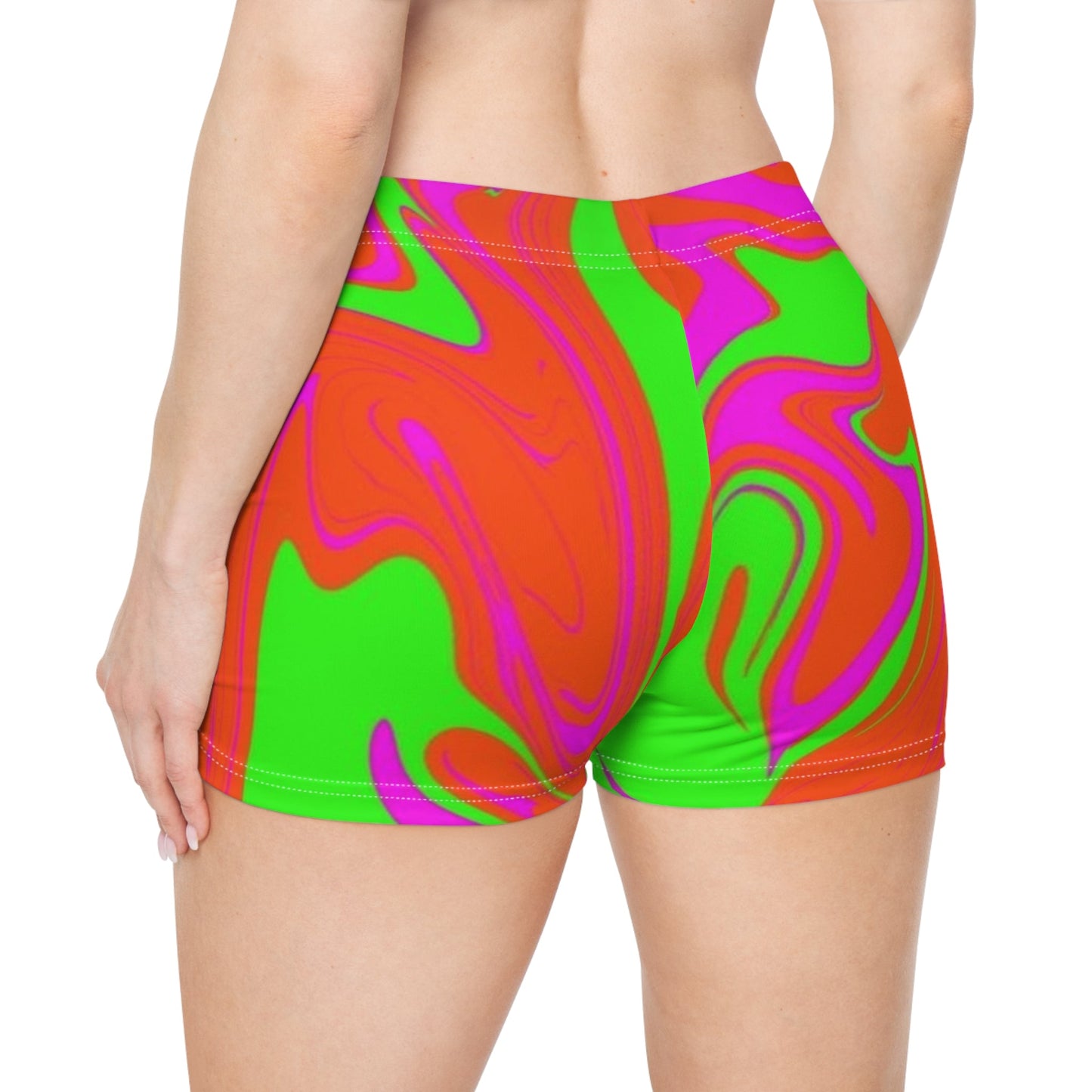 Vibrant Tie-Dye Women's Shorts - Perfect for Summer Fun & Festivals