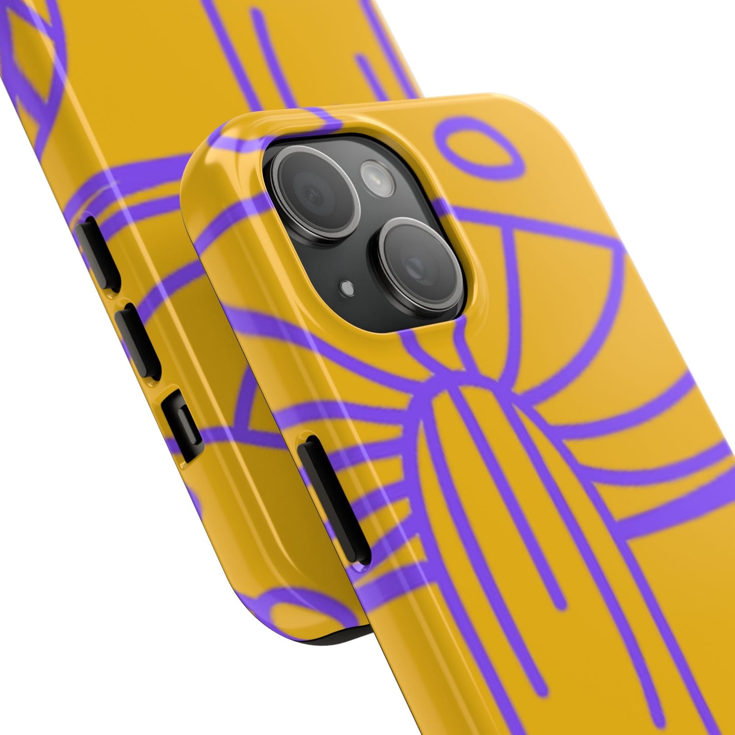 Vibrant Tough Phone Case - Stylish Protection for Your Device, Gift Idea for Students and Creatives, Unique Phone Accessory, Bright Yellow