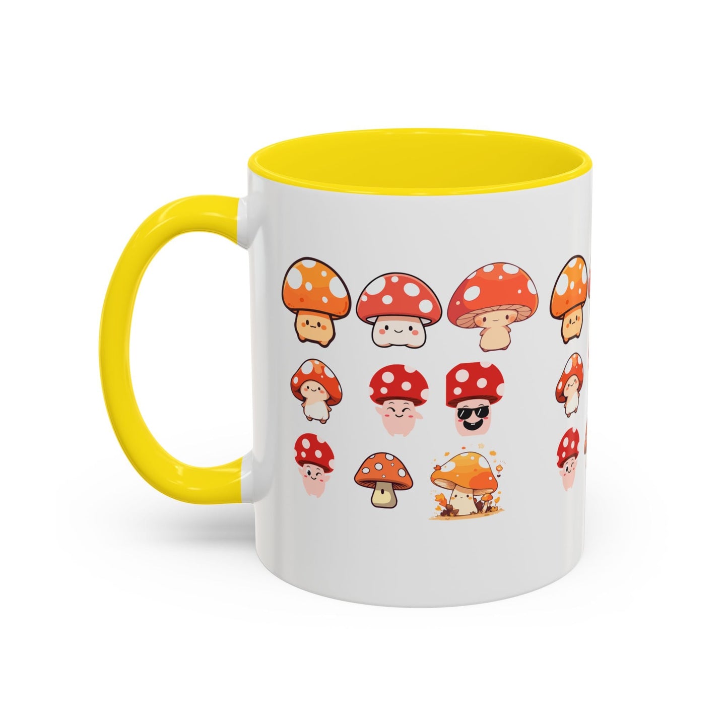 Whimsical Mushroom Coffee Mug, Cute Gift for Nature Lovers, Fun Kitchen Decor, Unique Present for Coffee Lovers, Great for Birthdays