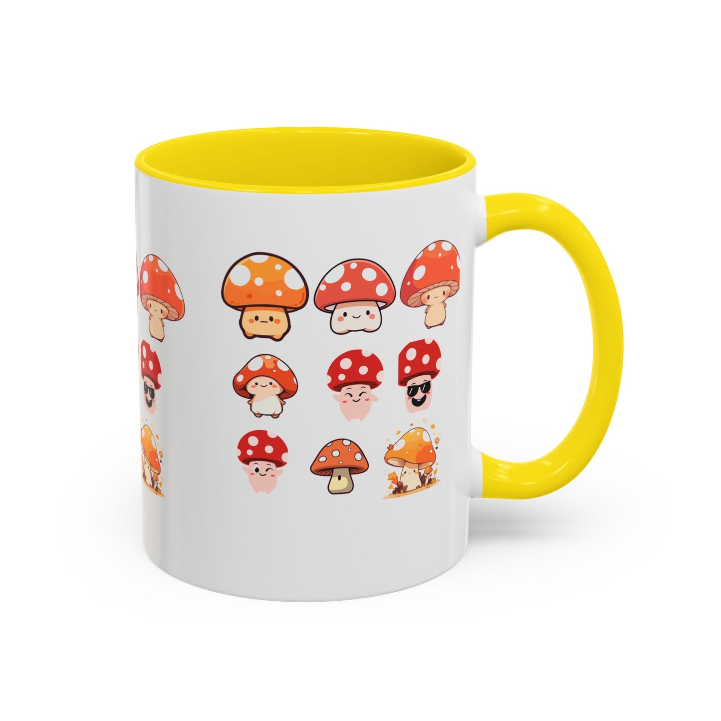Whimsical Mushroom Coffee Mug, Cute Gift for Nature Lovers, Fun Kitchen Decor, Unique Present for Coffee Lovers, Great for Birthdays