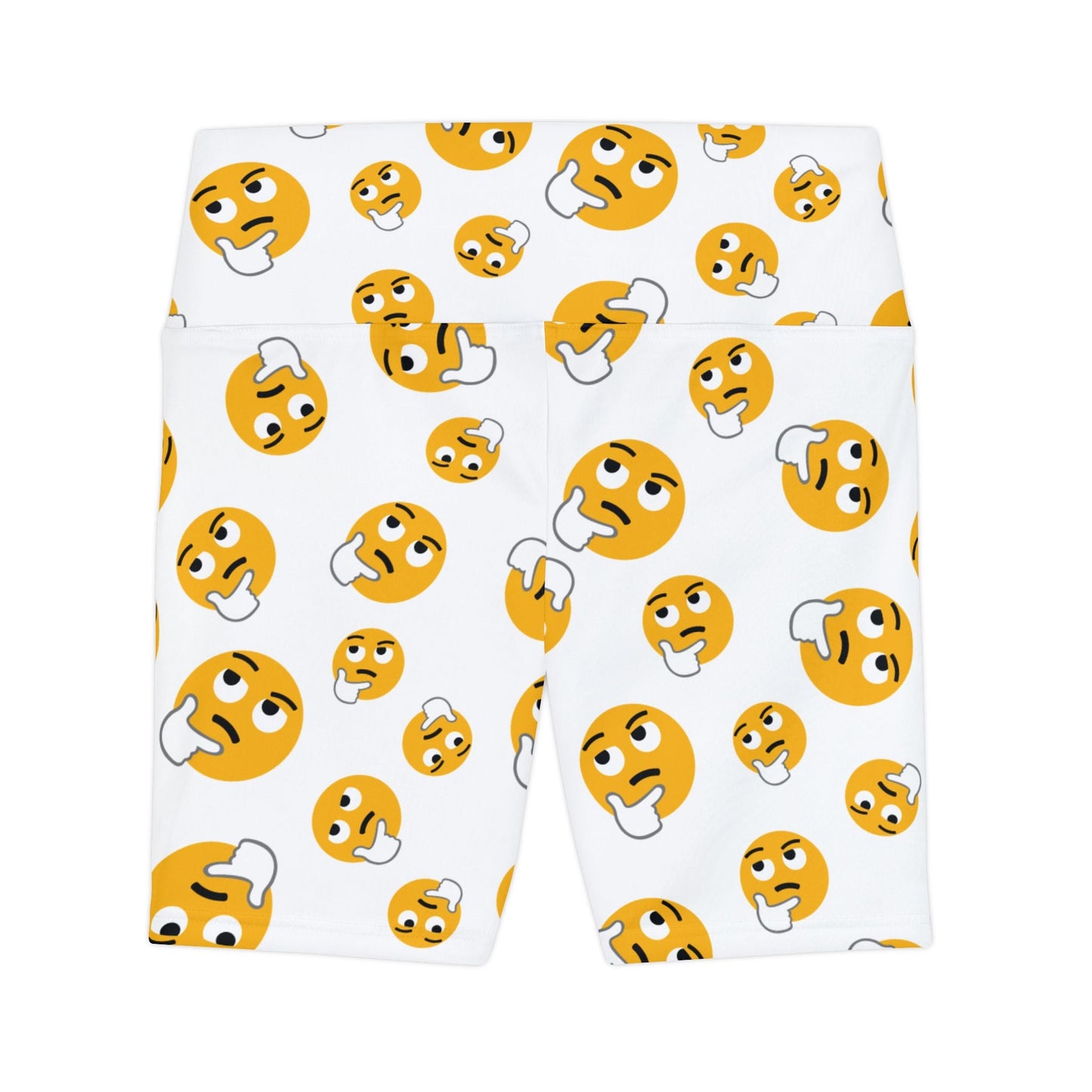 Women's Emoji Workout Shorts - Fun & Functional Activewear for Your Fitness Routine
