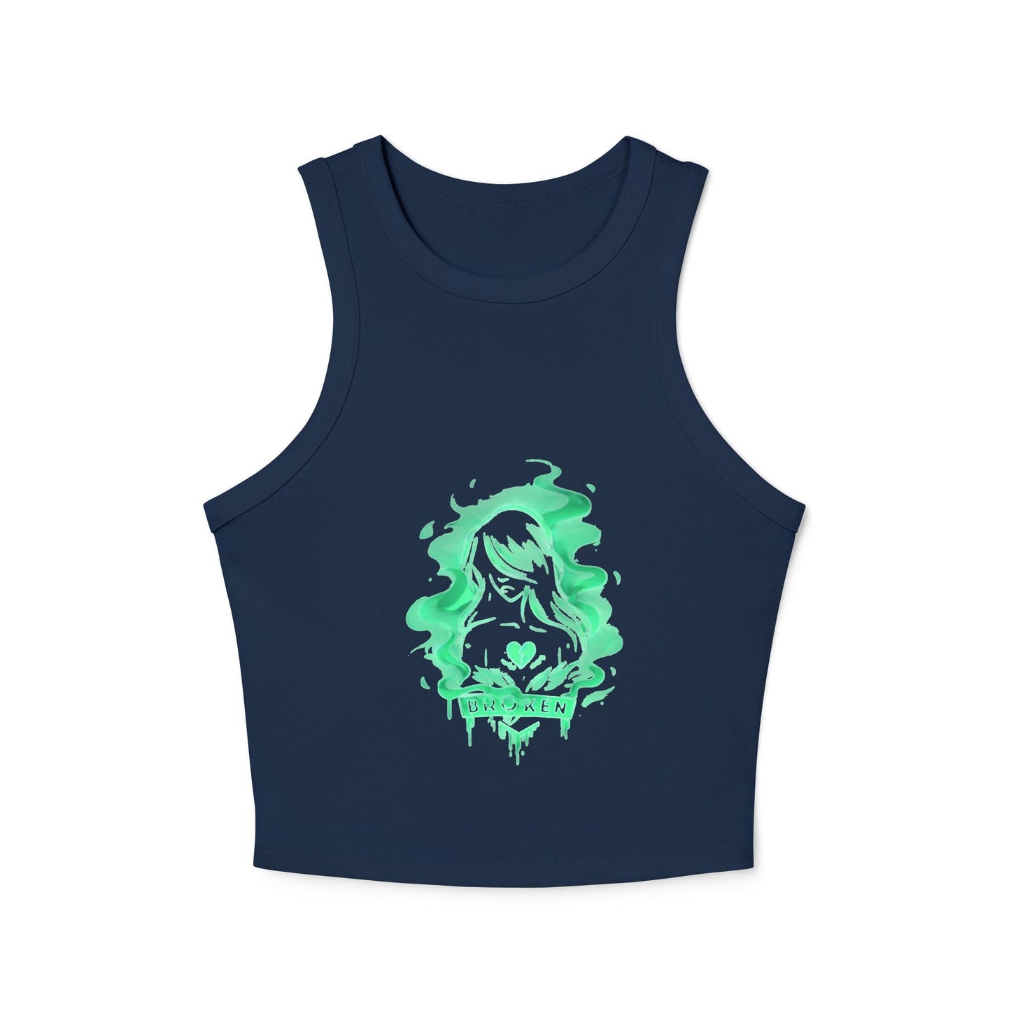 Women's Micro Rib Racer Tank Top