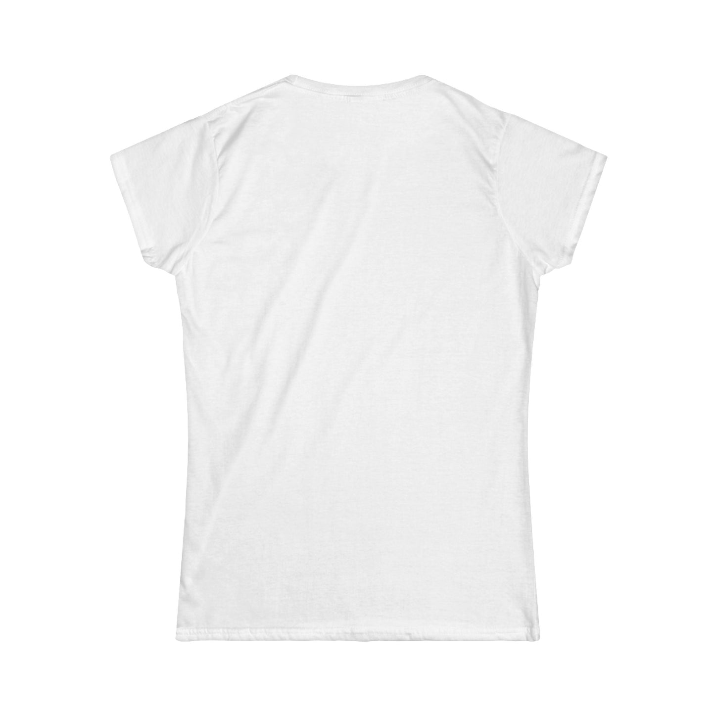 Women’s Softstyle Lightning Graphic Tee - Bold Red Design for Casual Wear