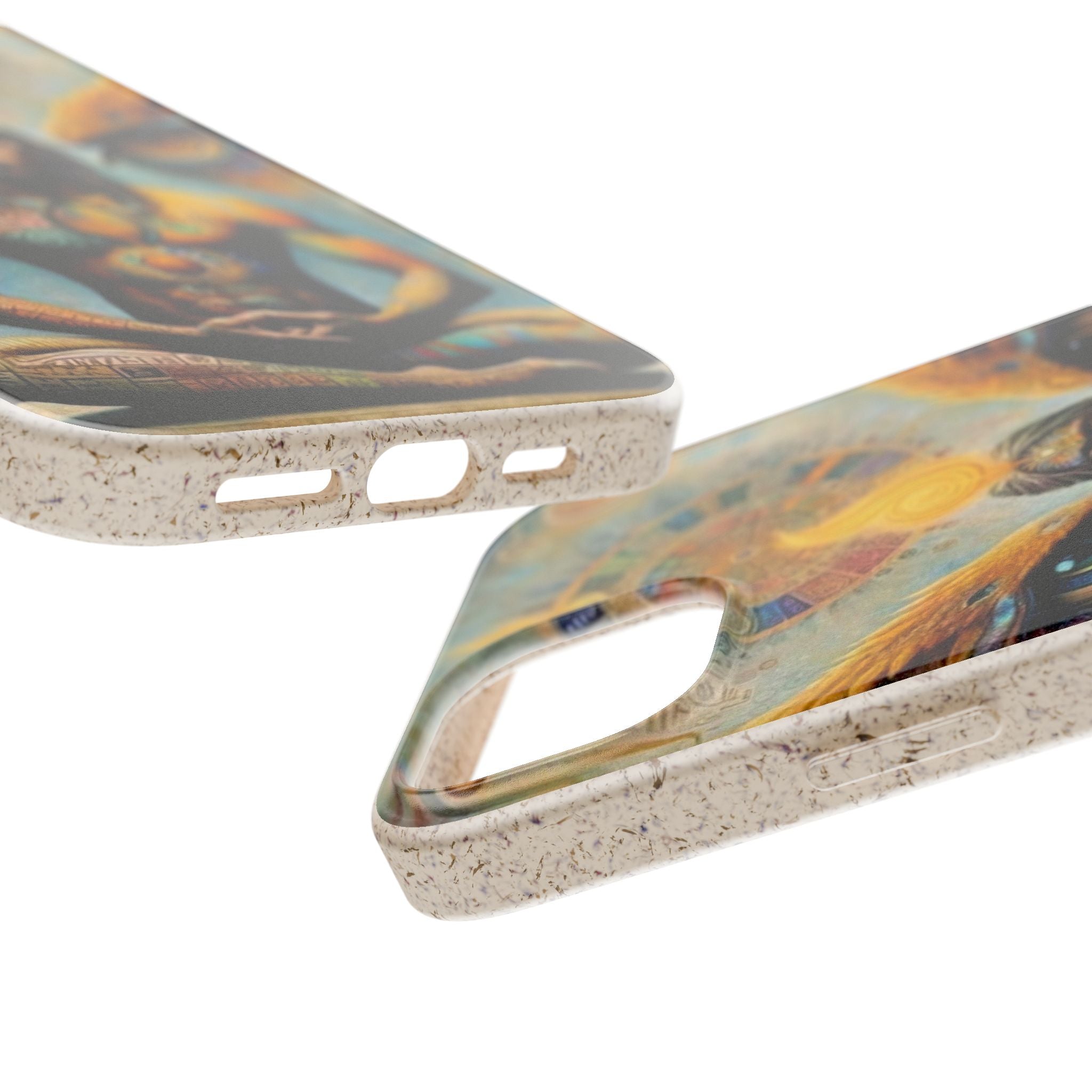 Eco-Friendly Biodegradable Phone Case with Spiritual Design