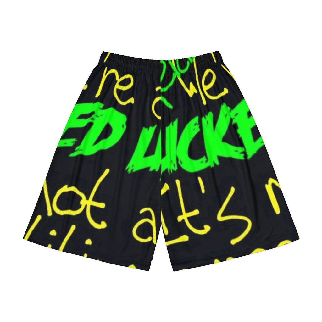 Bold Graphic Sports Shorts for Active Men, Cool Summer Workout Shorts, Gym Wear, Casual Beach Shorts