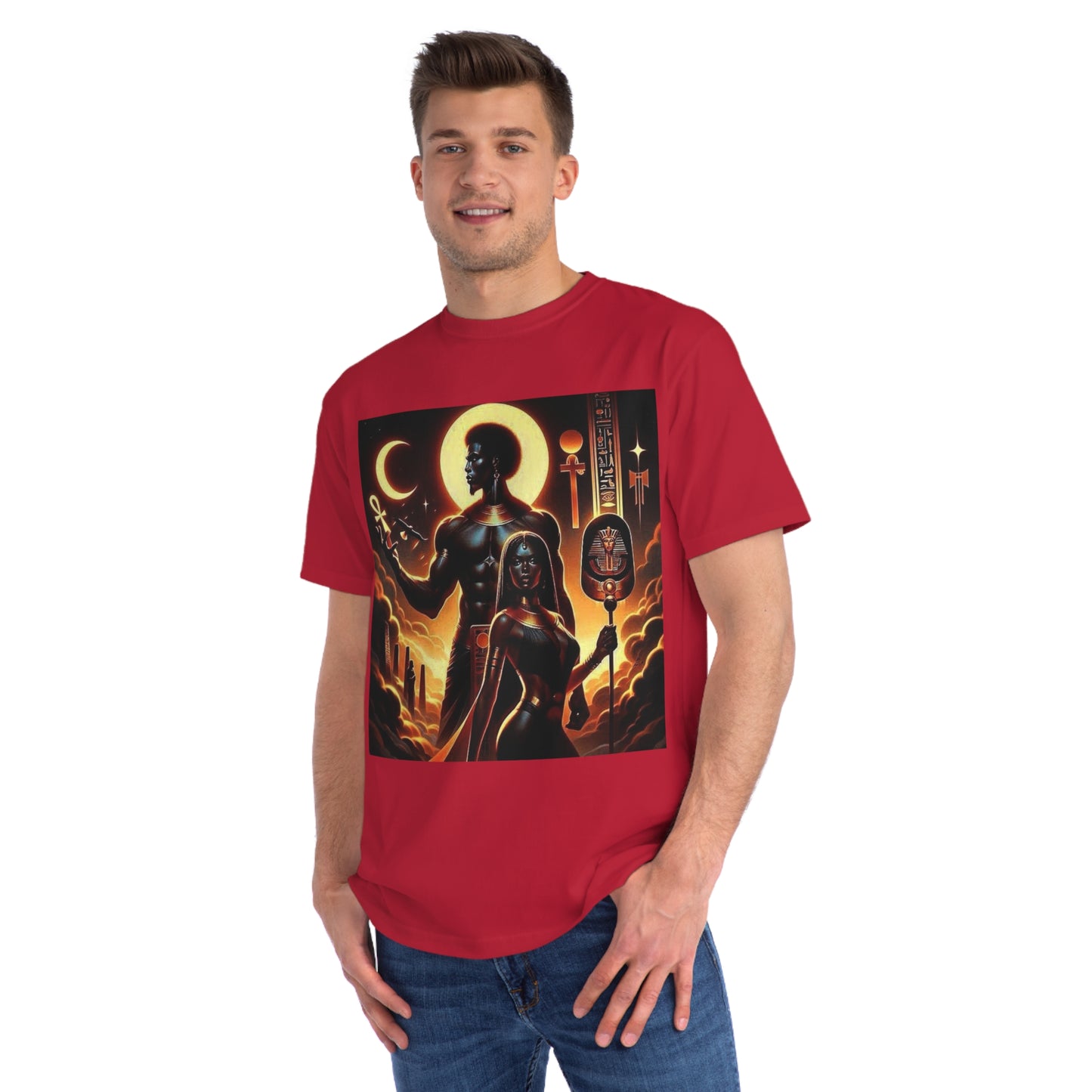 Vibrant Afrocentric Unisex T-Shirt, Cultural Pride Tee, Affirmation Clothing, Gift for Him/Her, Black History T-Shirt