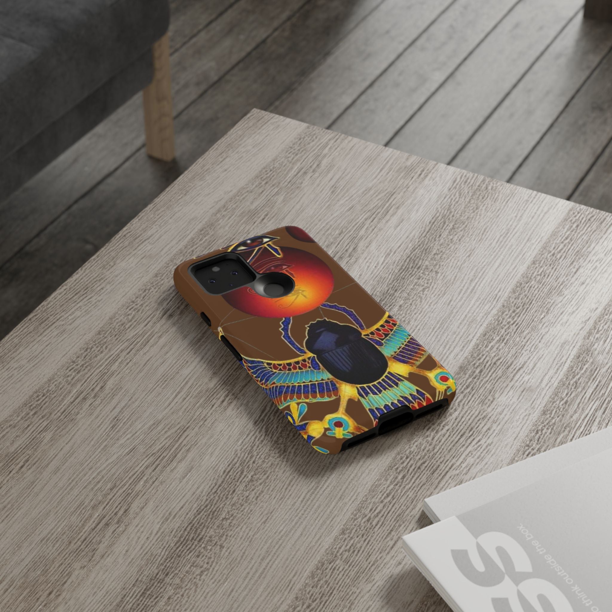 Egyptian Scarab Phone Case | Tough Cases for Unique Style, Protective Cases, Artistic Phone Covers, Gifts for Art Lovers