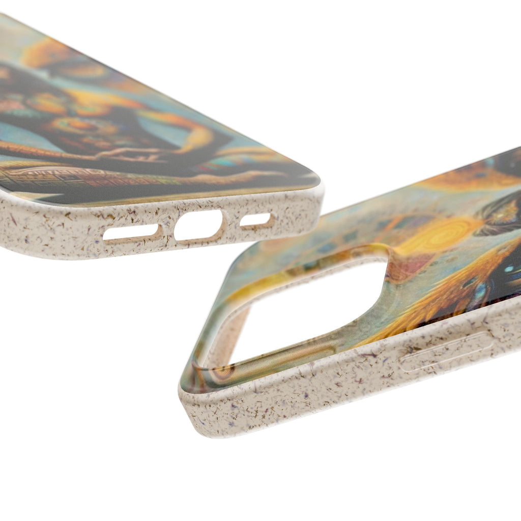 Eco-Friendly Biodegradable Phone Case with Spiritual Design