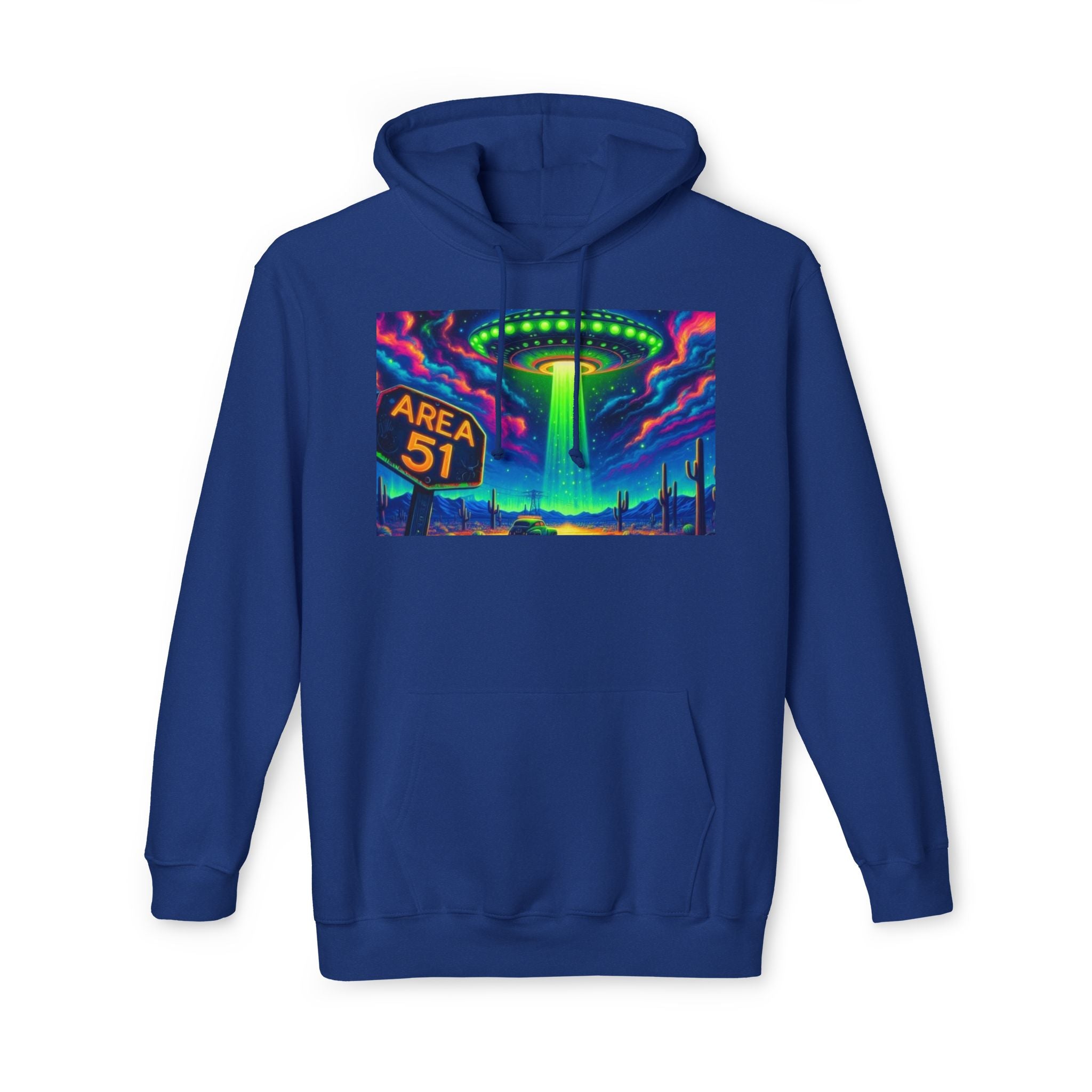 Alien Abduction Hoodie, Area 51 Graphic, Unisex Sweatshirt, Fun Gift for UFO Lovers, Cozy Outerwear, Conspiracy Themed Apparel