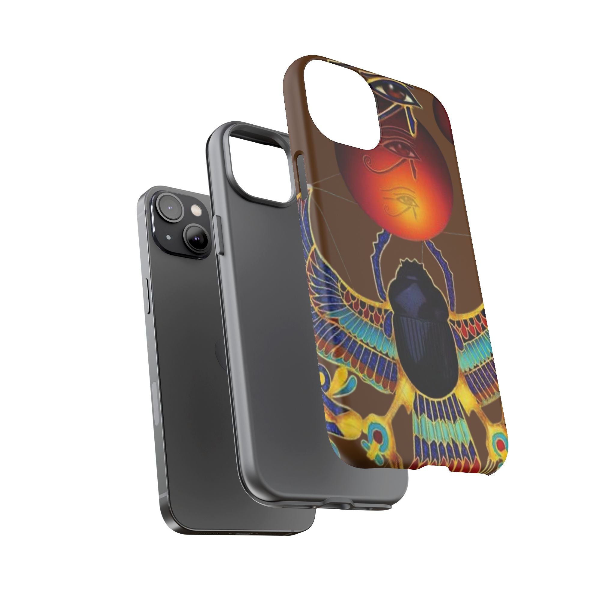 Egyptian Scarab Phone Case | Tough Cases for Unique Style, Protective Cases, Artistic Phone Covers, Gifts for Art Lovers