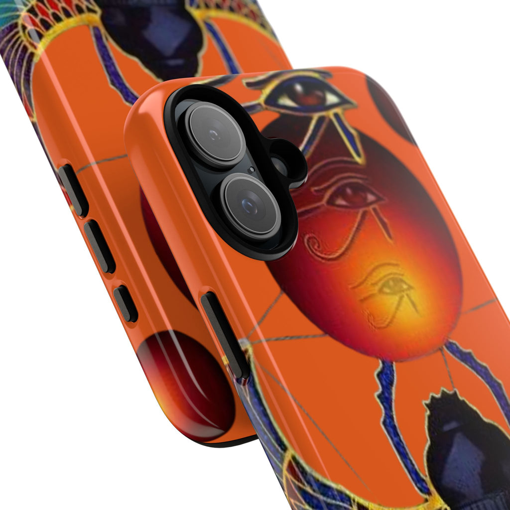 Egyptian-Inspired Phone Case, Tough Phone Cover, Unique Protective Case, Gift for Her, Vibrant Egyptian Art