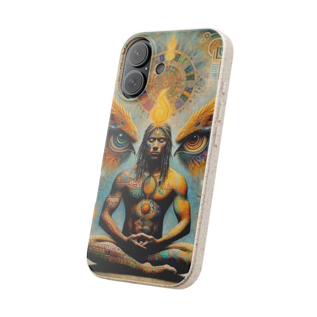 Eco-Friendly Biodegradable Phone Case with Spiritual Design