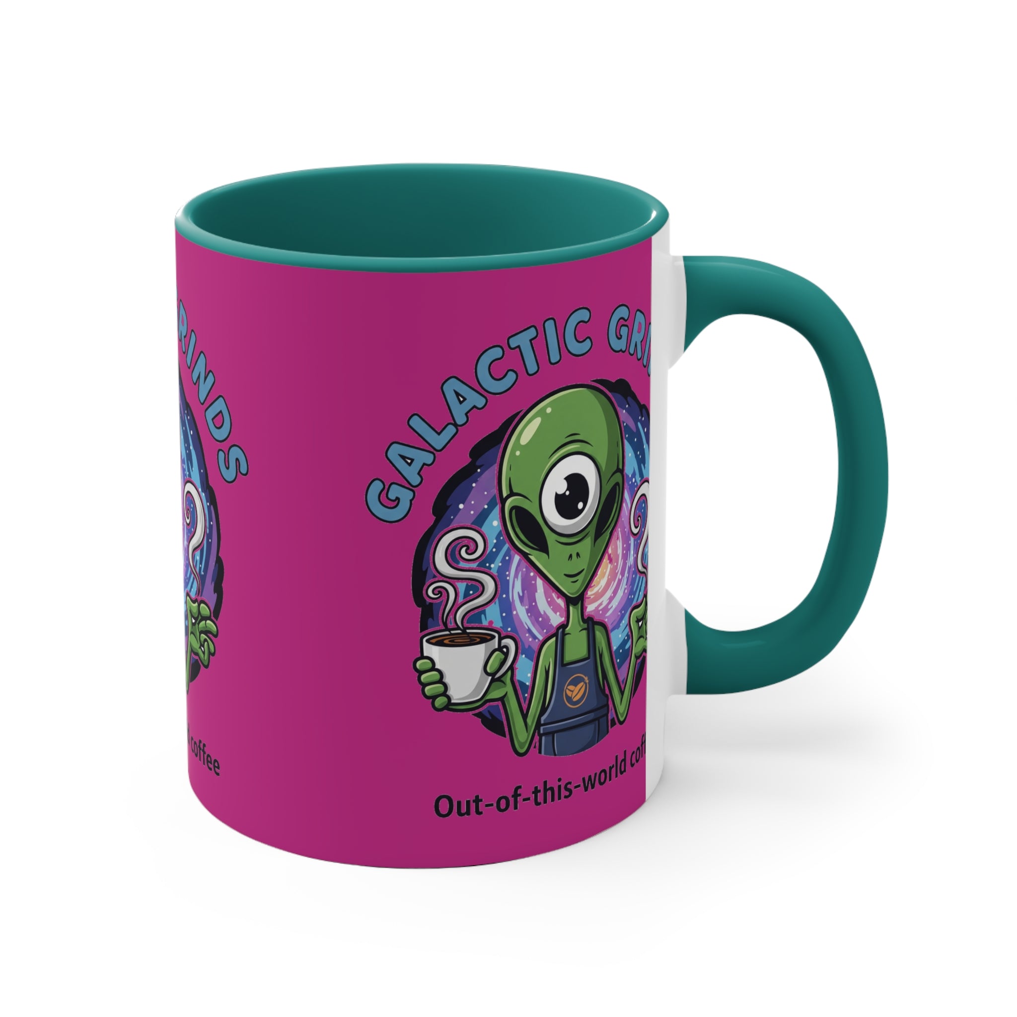 Galactic Grinds Alien Accent Mug | Fun Coffee Lover Gift | Unique Space-Themed Drinkware | Quirky Kitchen Decor | Perfect for [...]