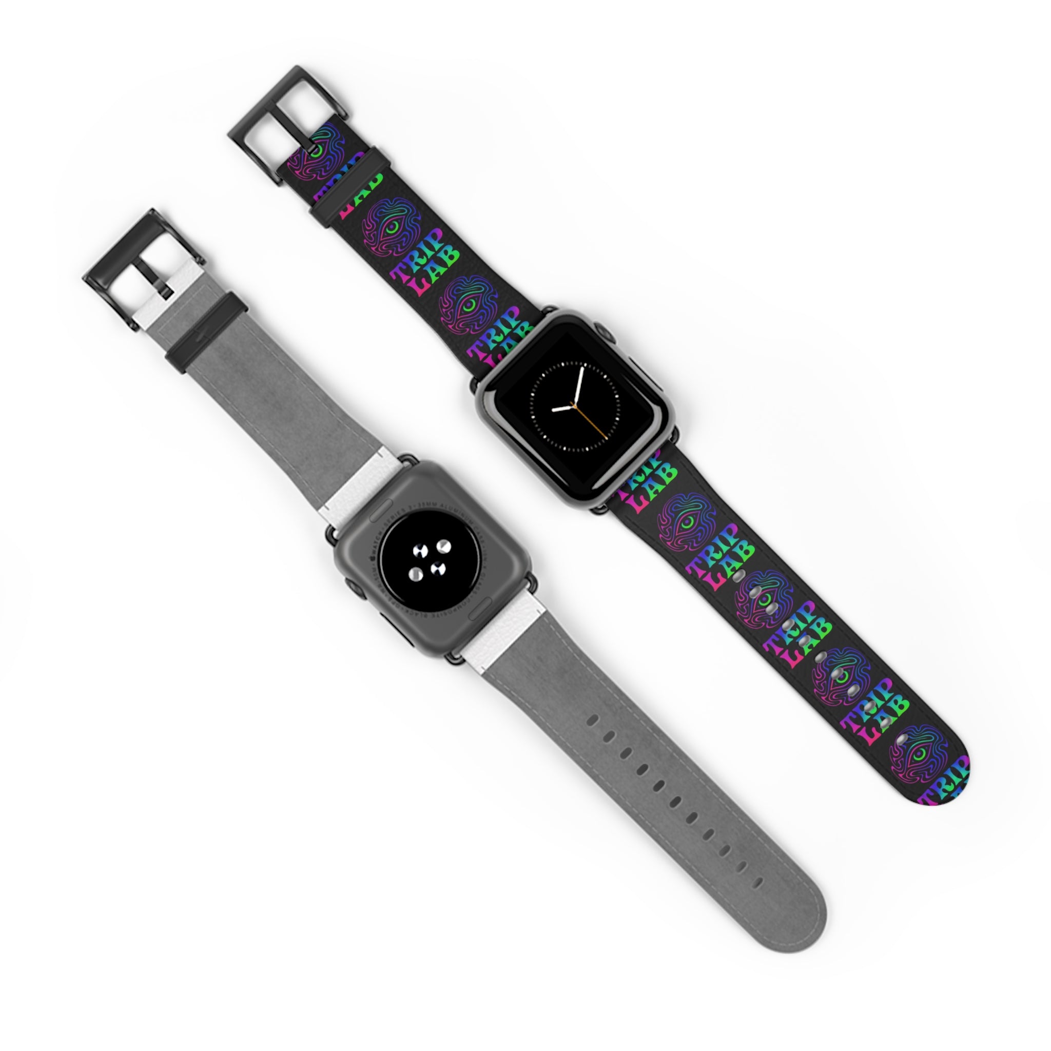 Psychedelic Watch Band for Creative Souls, Colorful Wrist Accessory, Unique Gift for Festivals, Trendy Tech Accessories, Fitness Motivation