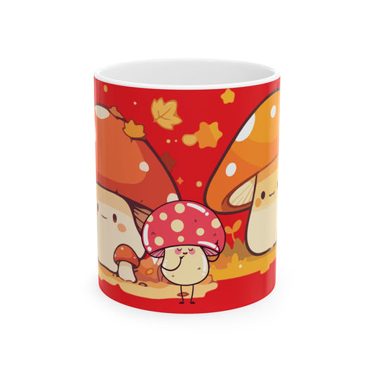 Mushroom coffee mug, (11oz, 15oz)