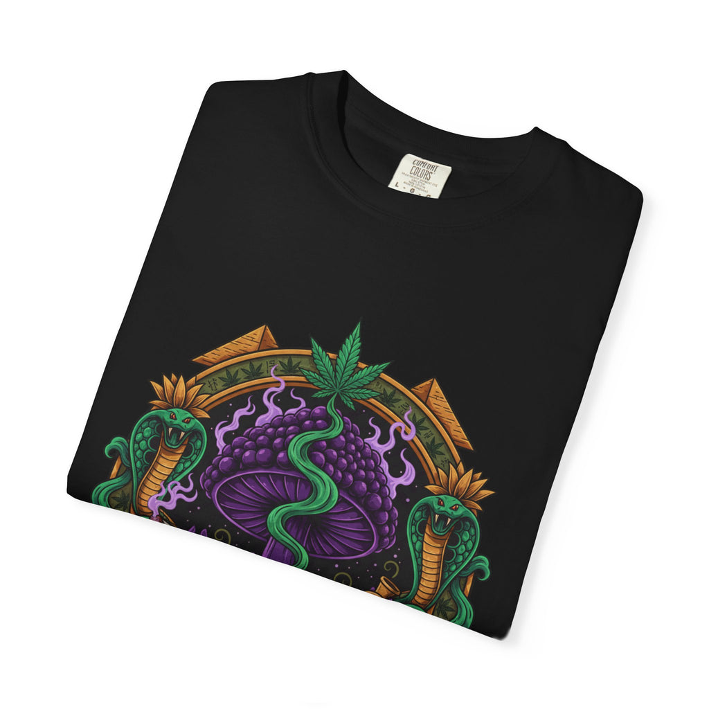 Ancient High T-Shirt — Mystical Snake & Egyptian Scarab Graphic Tee