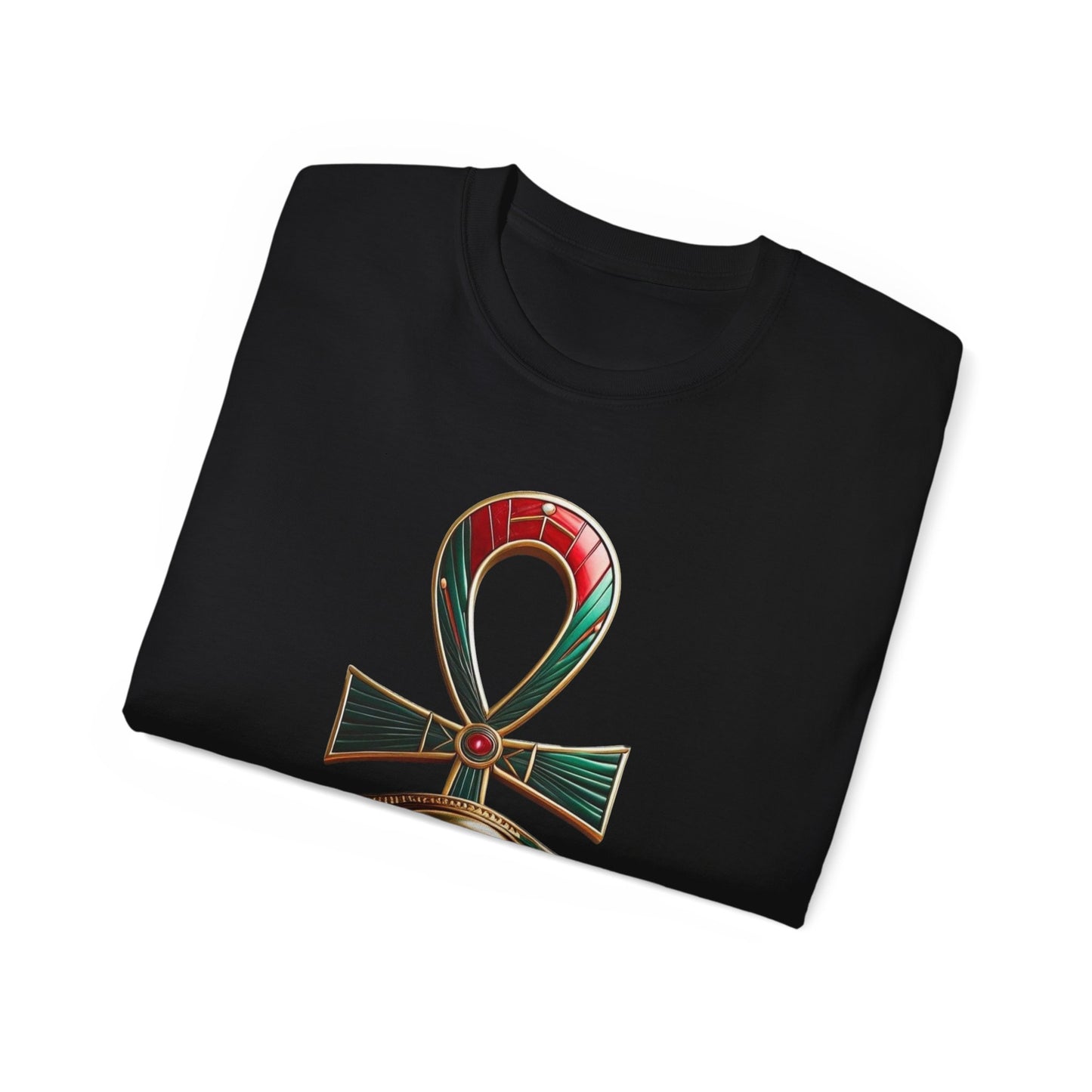 Vintage Egyptian Symbol Tee, Casual Unisex Shirt, Gifts for Historians, Unique Statement Tee, Festival Wear