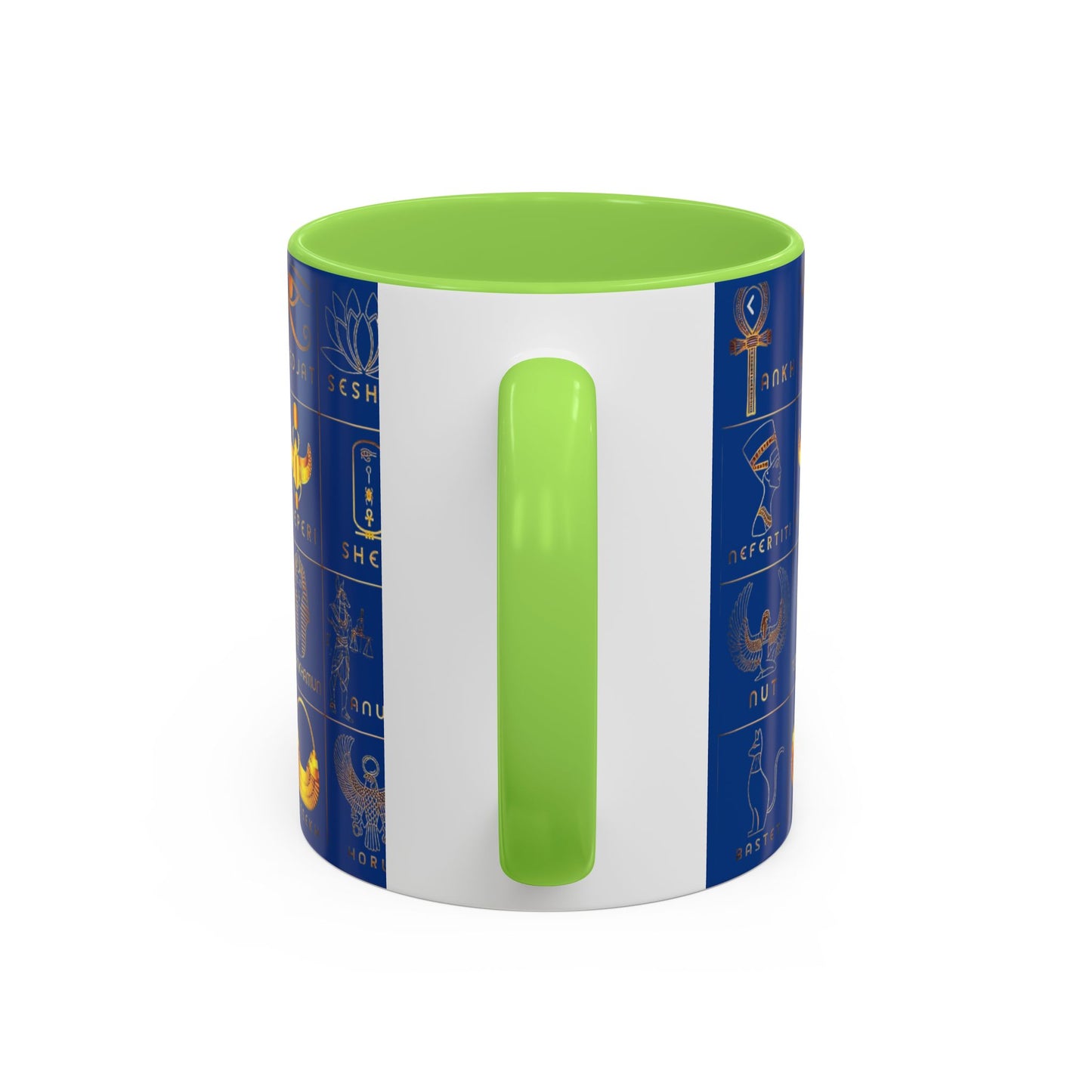 Egyptian Themed Mug, Colorful Coffee Cup, Unique Gift for Her, Art Print Mug, Home Decor, Office Tumbler, Coffee Lover Gift