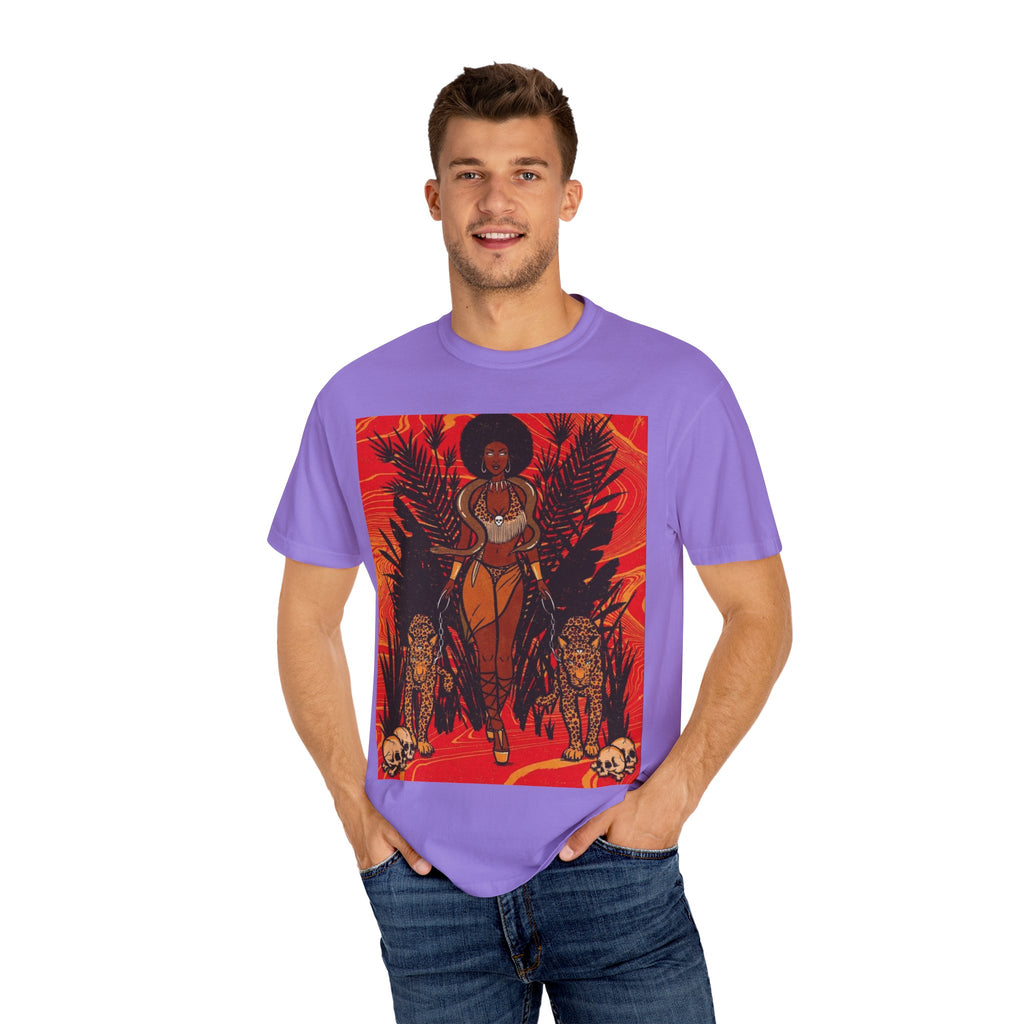 Bold Jungle Goddess Unisex T-Shirt | Vibrant Graphic Tee