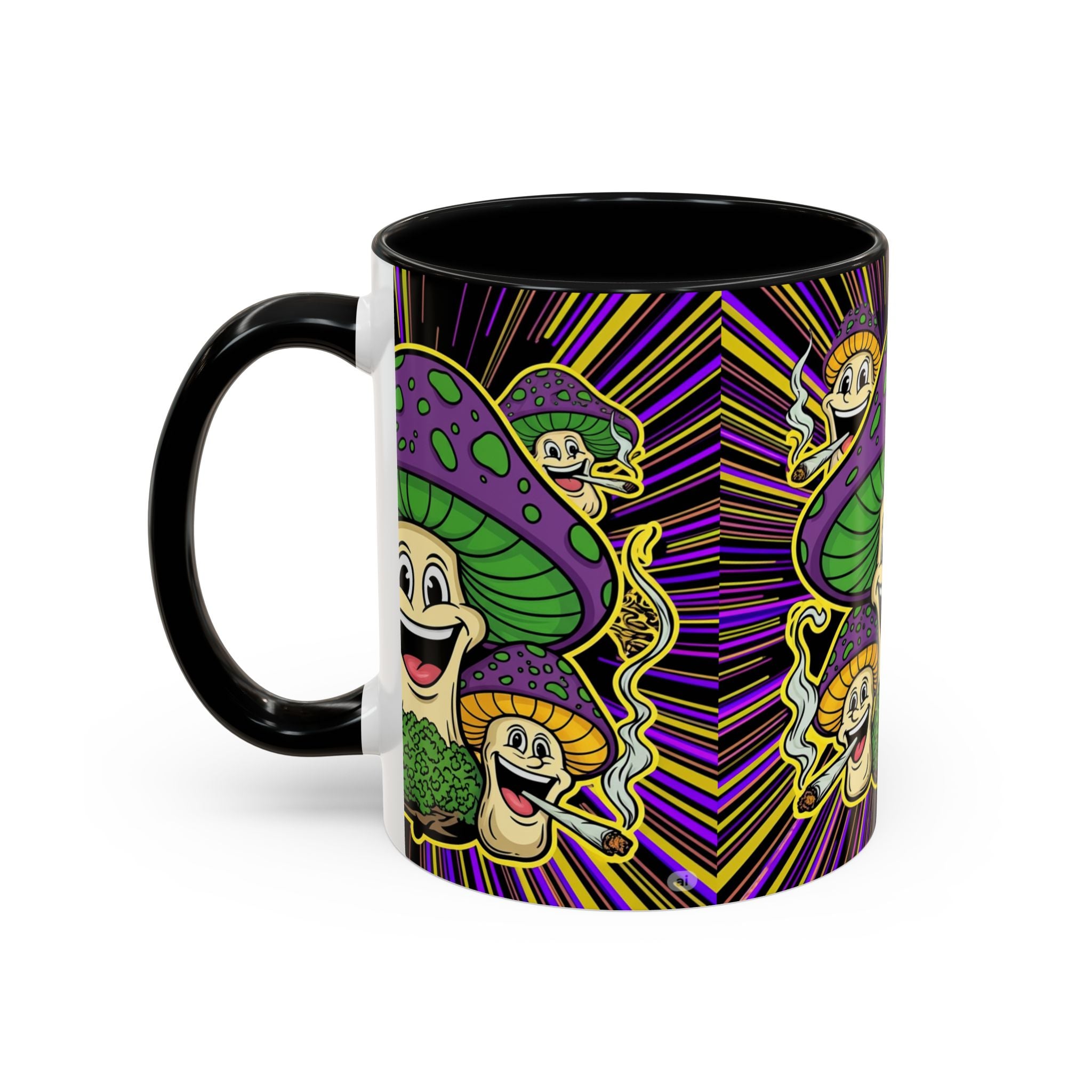 Whimsical Mushroom Coffee Mug, Perfect for Garden Lovers, Quirky Gift for Friends, Fun Coffee Cup, Home & Garden Decor