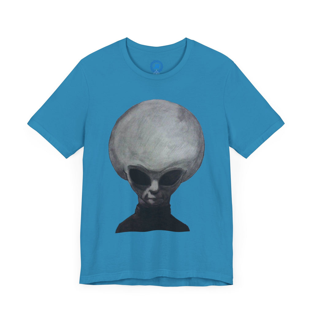 Alien Graphic Tee, Cool Casual Shirt, Unisex T-Shirt, Gift for Nerds, Sci-Fi Fashion