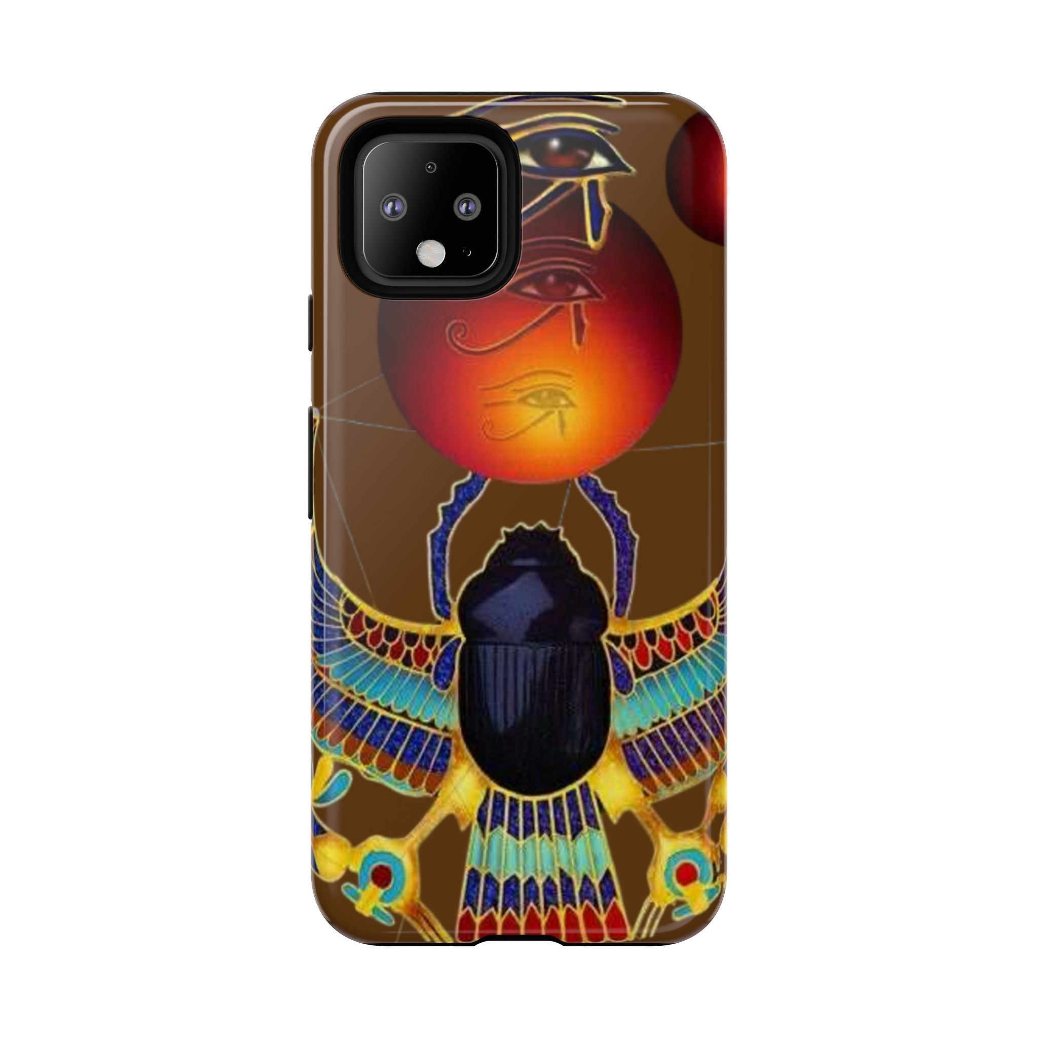 Egyptian Scarab Phone Case | Tough Cases for Unique Style, Protective Cases, Artistic Phone Covers, Gifts for Art Lovers