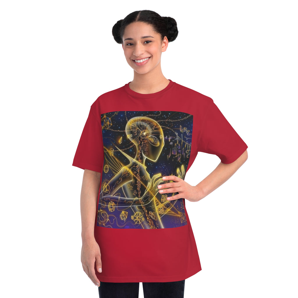 Cosmic Vibes T-Shirt - Alien👽🛸🔖 Design, Unisex Tee, Music Festival Shirt, Gifts for Space Lovers, Casual Wear, Unique Art T-Shirt