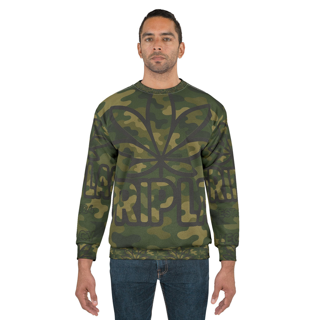 Camo Leaf Trip Lab Unisex Sweatshirt