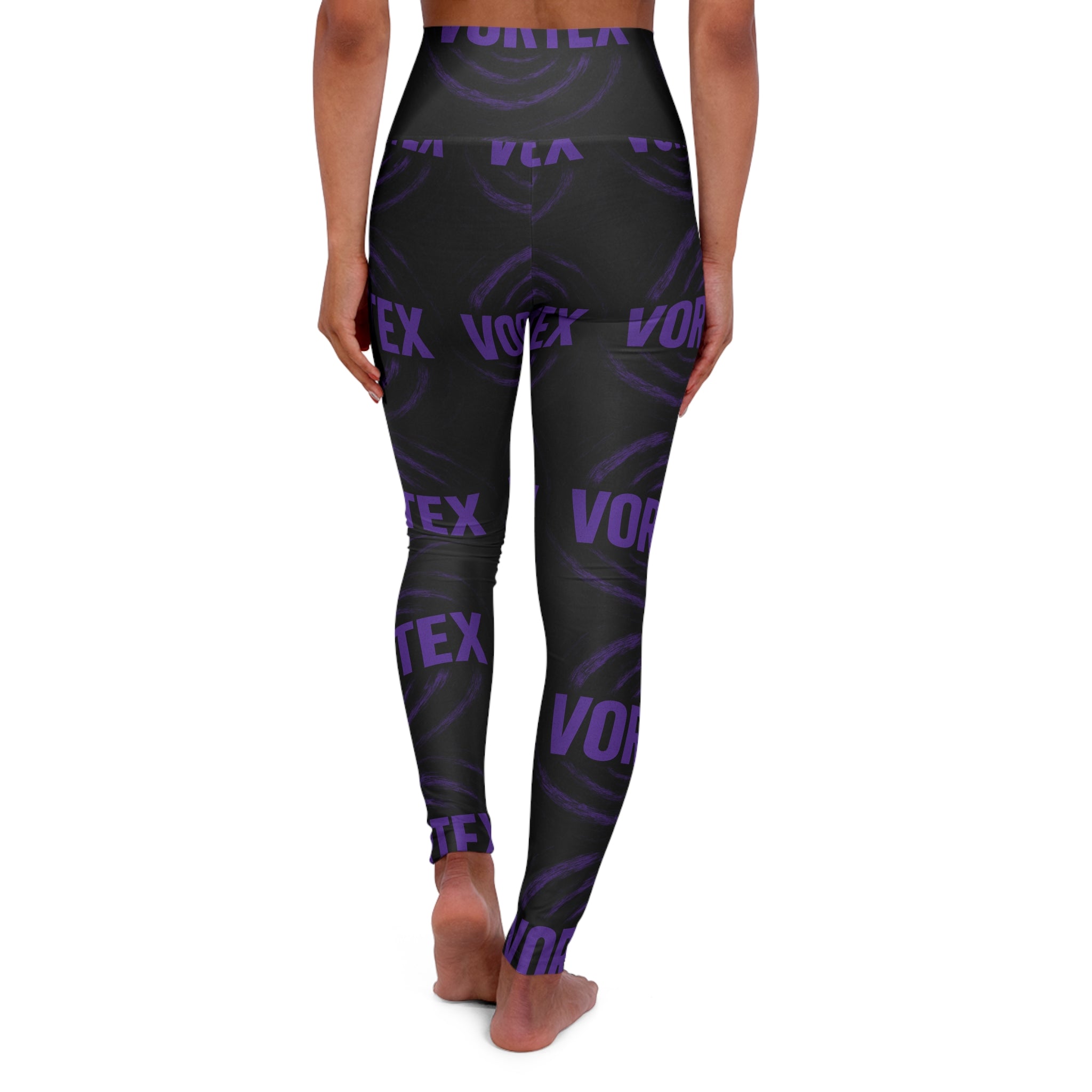 High Waisted Yoga Leggings (AOP)