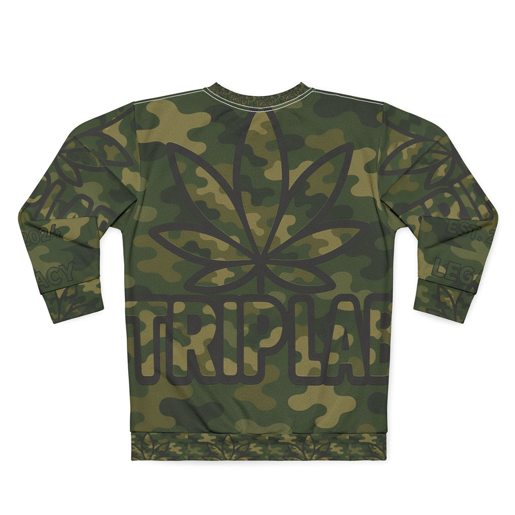 Camo Leaf Trip Lab Unisex Sweatshirt