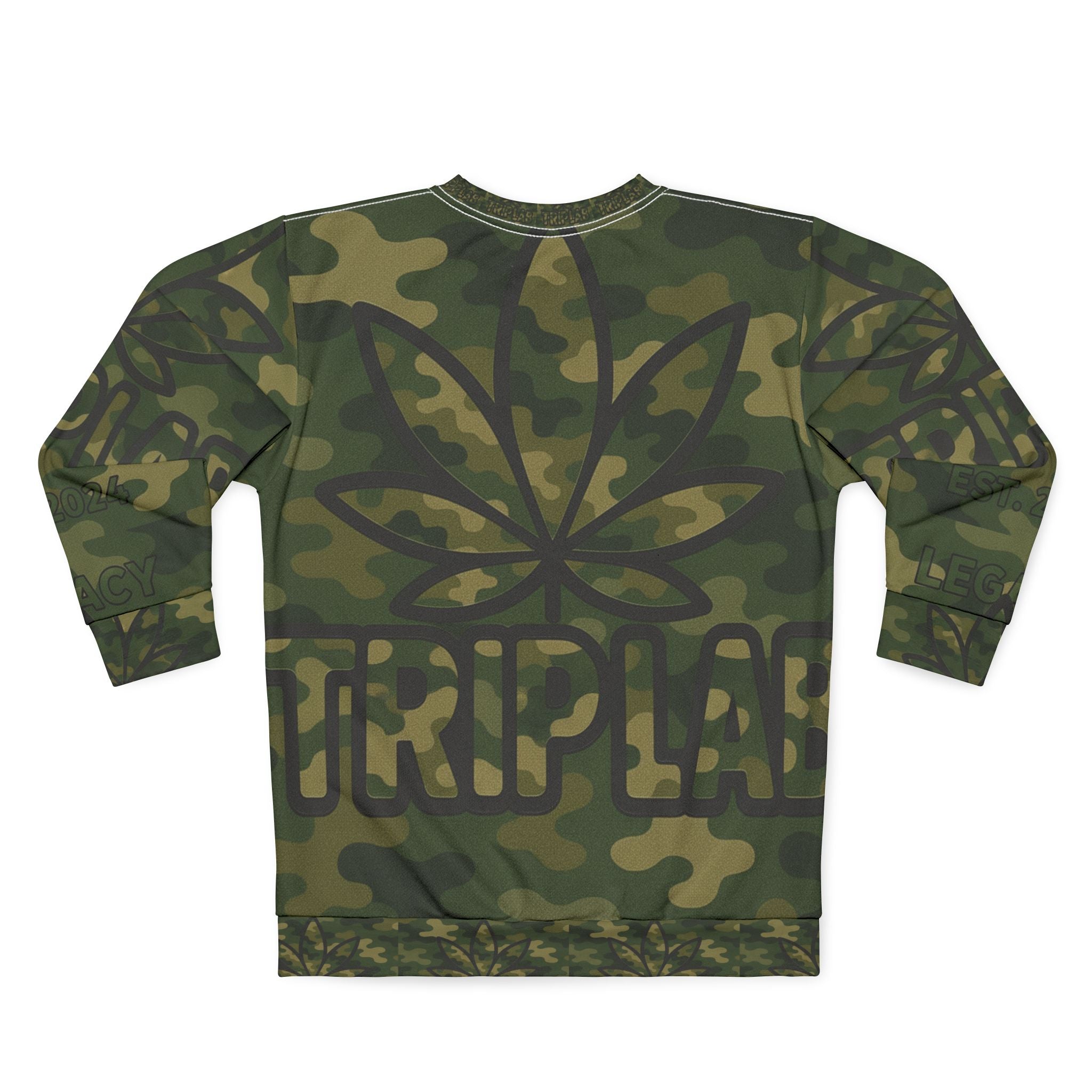 Camo Leaf Trip Lab Unisex Sweatshirt