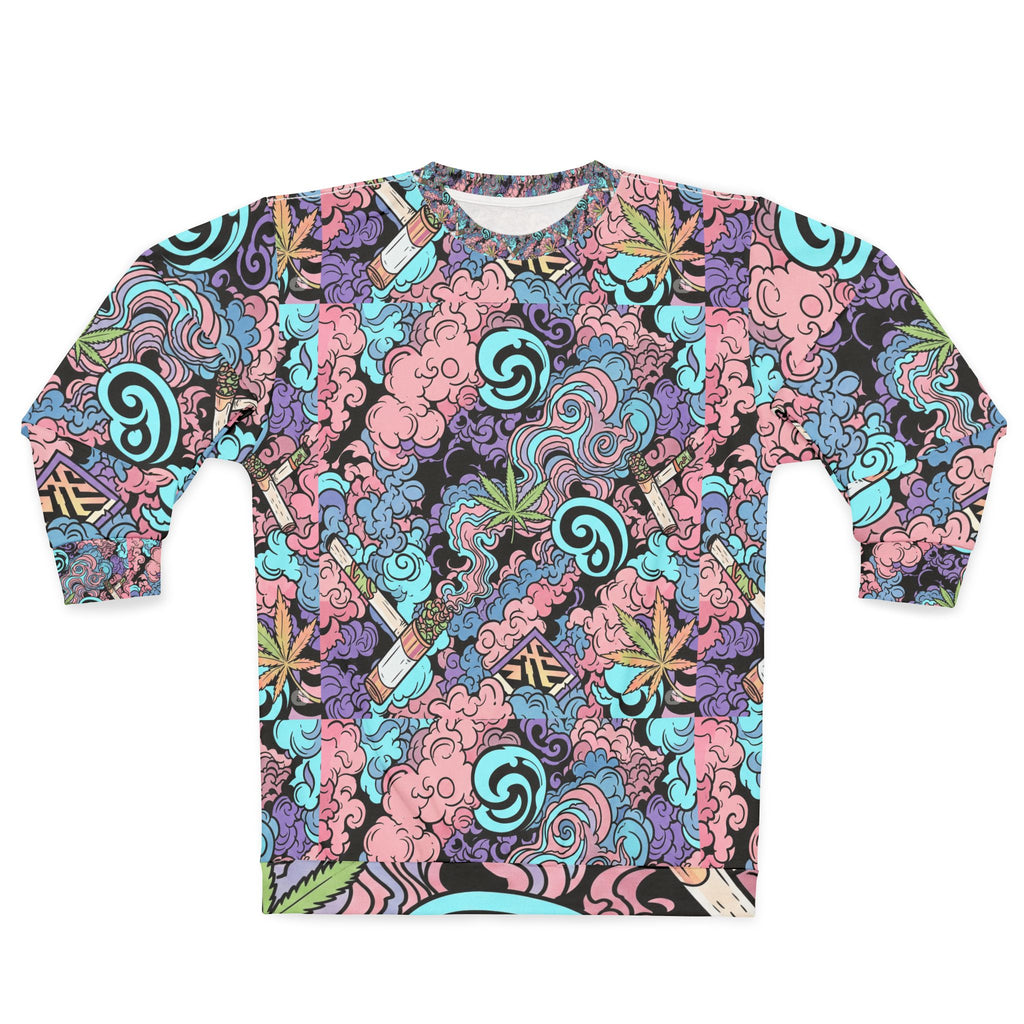 Vibrant Graphic Unisex Sweatshirt, Trendy Streetwear, Cozy Casual Wear, Perfect for Gifts, Relaxed Fit for Everyday Style