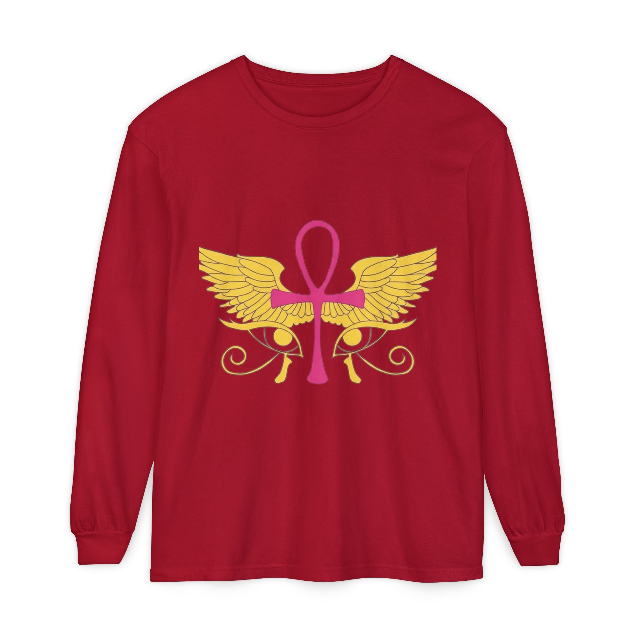 Unisex Garment-dyed Long Sleeve T-Shirt