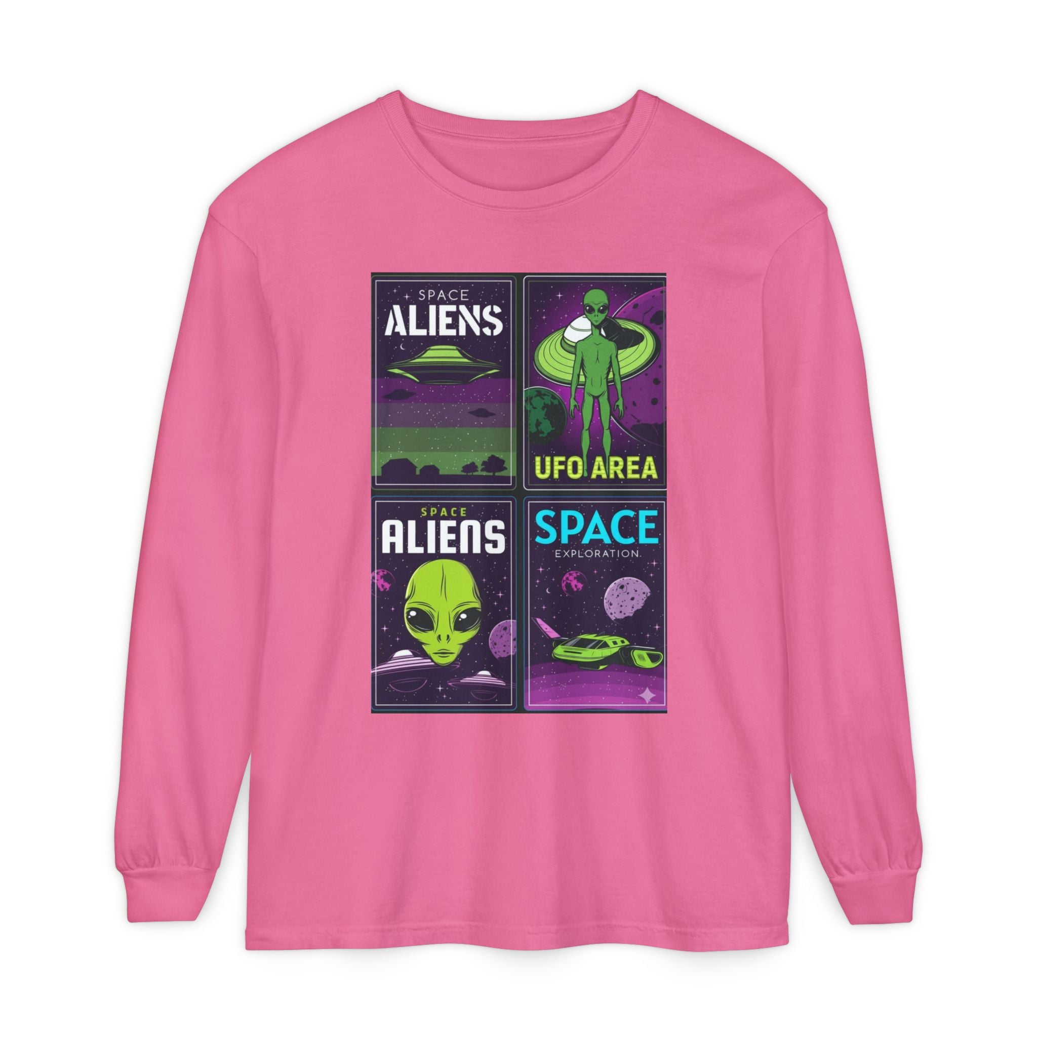 Unisex Garment-dyed Long Sleeve T-Shirt